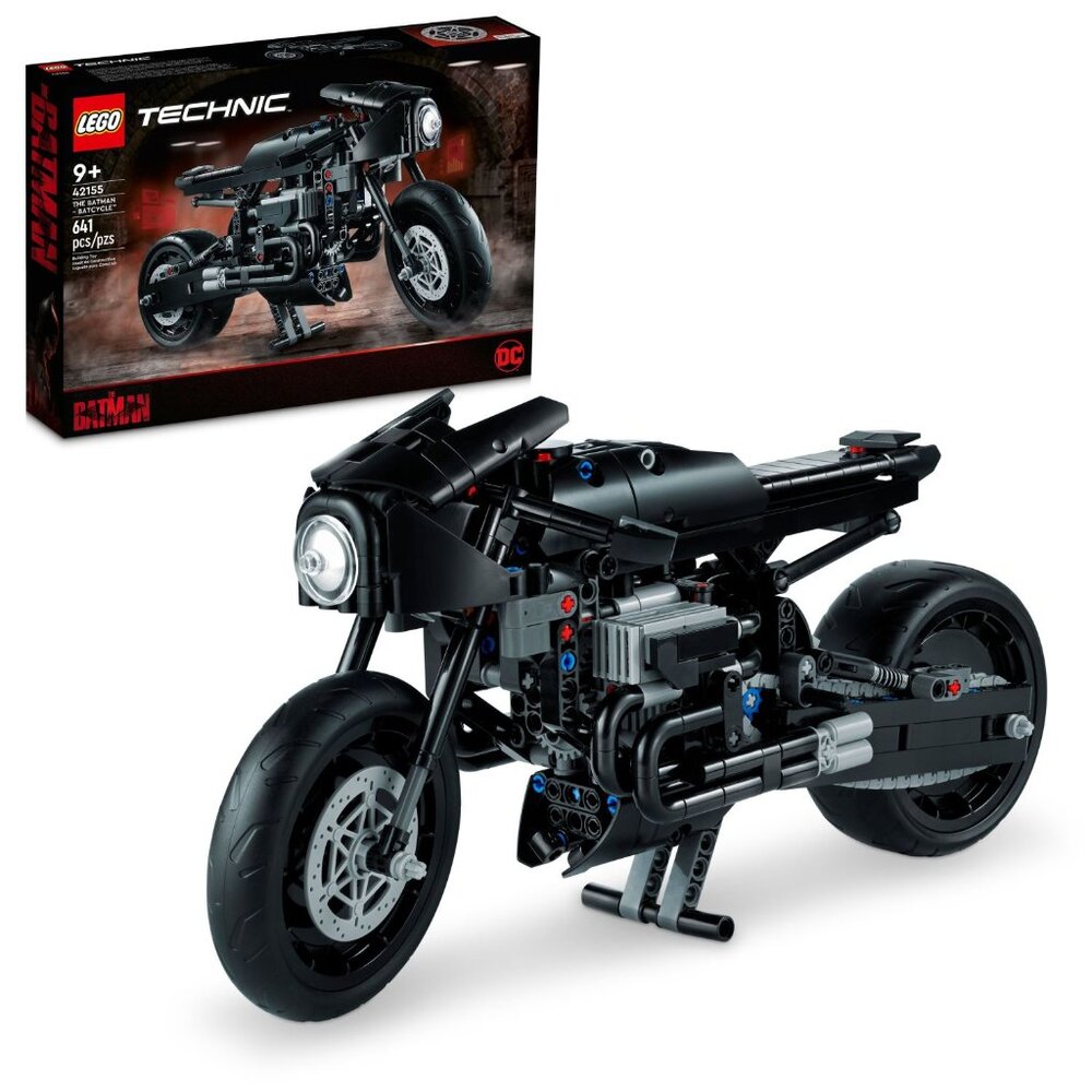 Lego Technic 42155 2022 Movie Batman Batcycle Motor Skills Building Set New